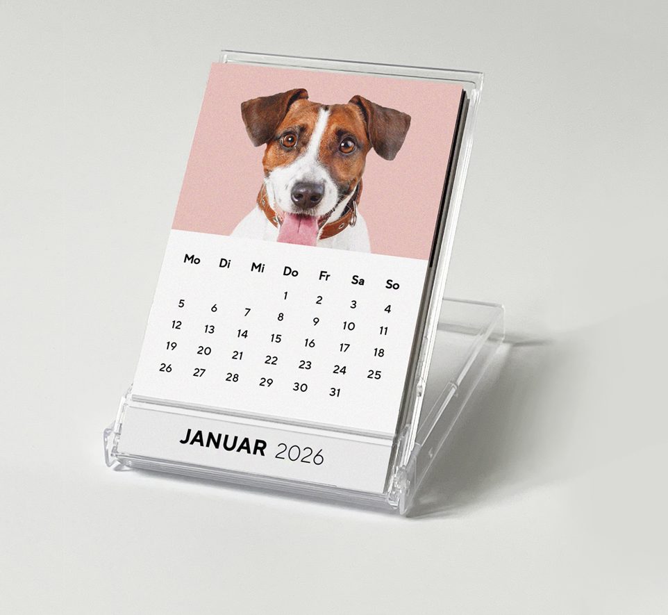 Tischkalender 2026 mit Hundemotiv Tischkalender 2026mit Hundemotiv